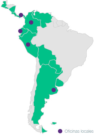 Oficinas locales América Latina